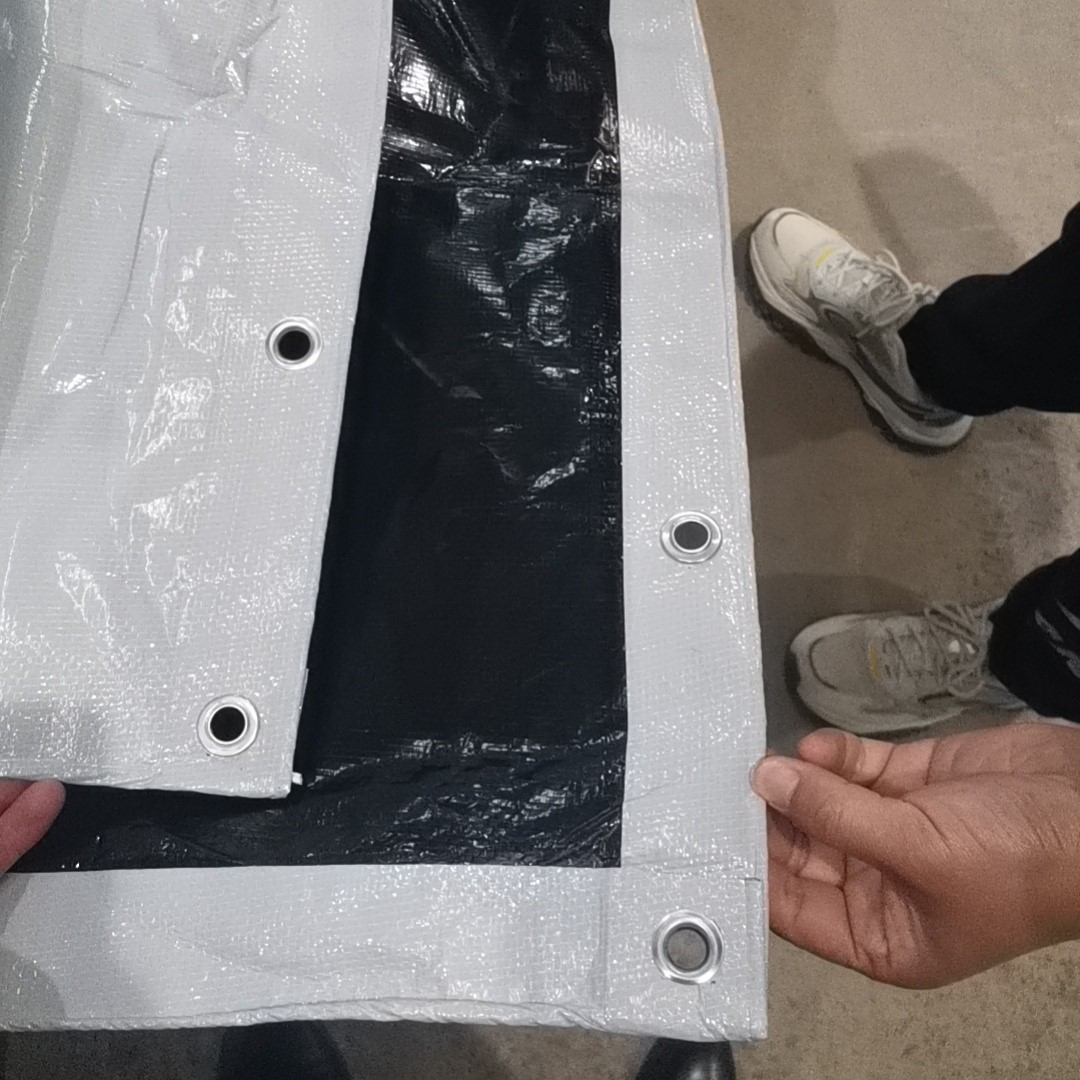 cover for cherry plants-Finished with edge binding and grommets cover for cherry plants-Finished with edge binding and grommets